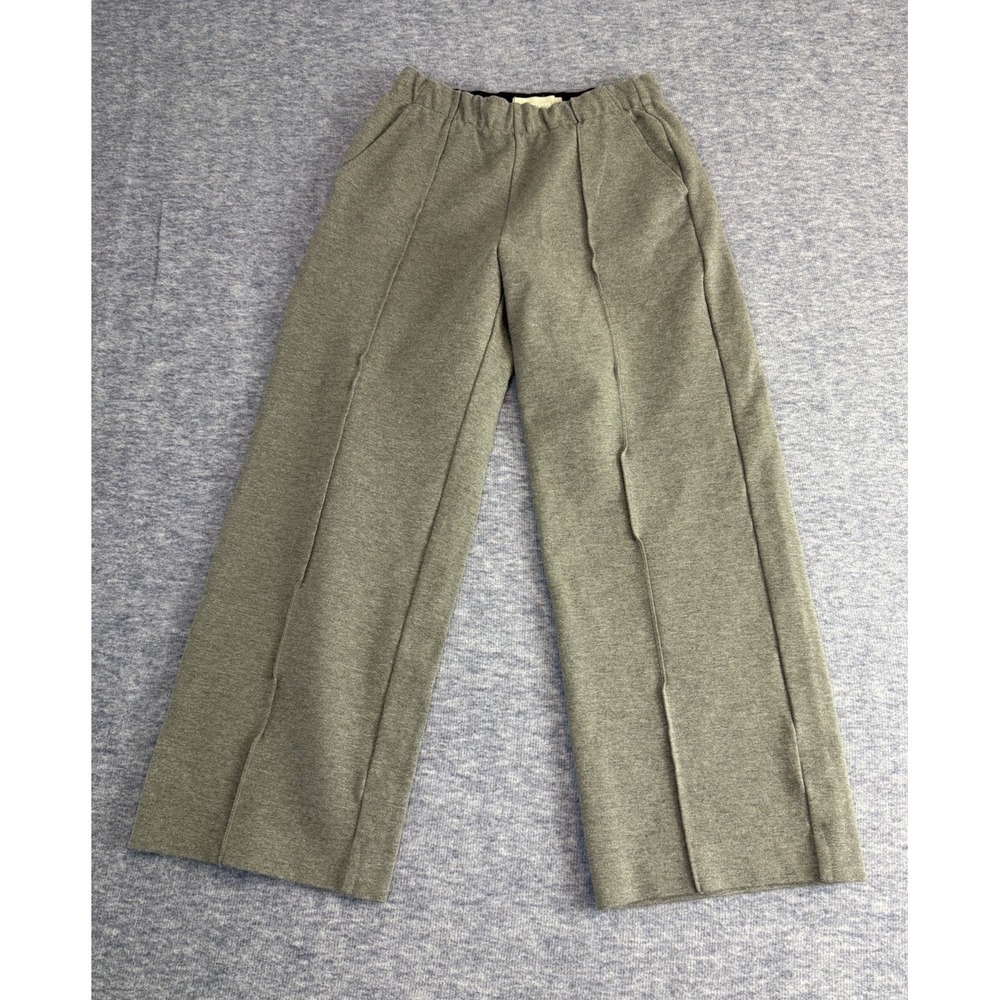 Everlane Pant Stretch Elastic Waist Slacks Gray Drawstring Women Size XS - Picture 1 of 11